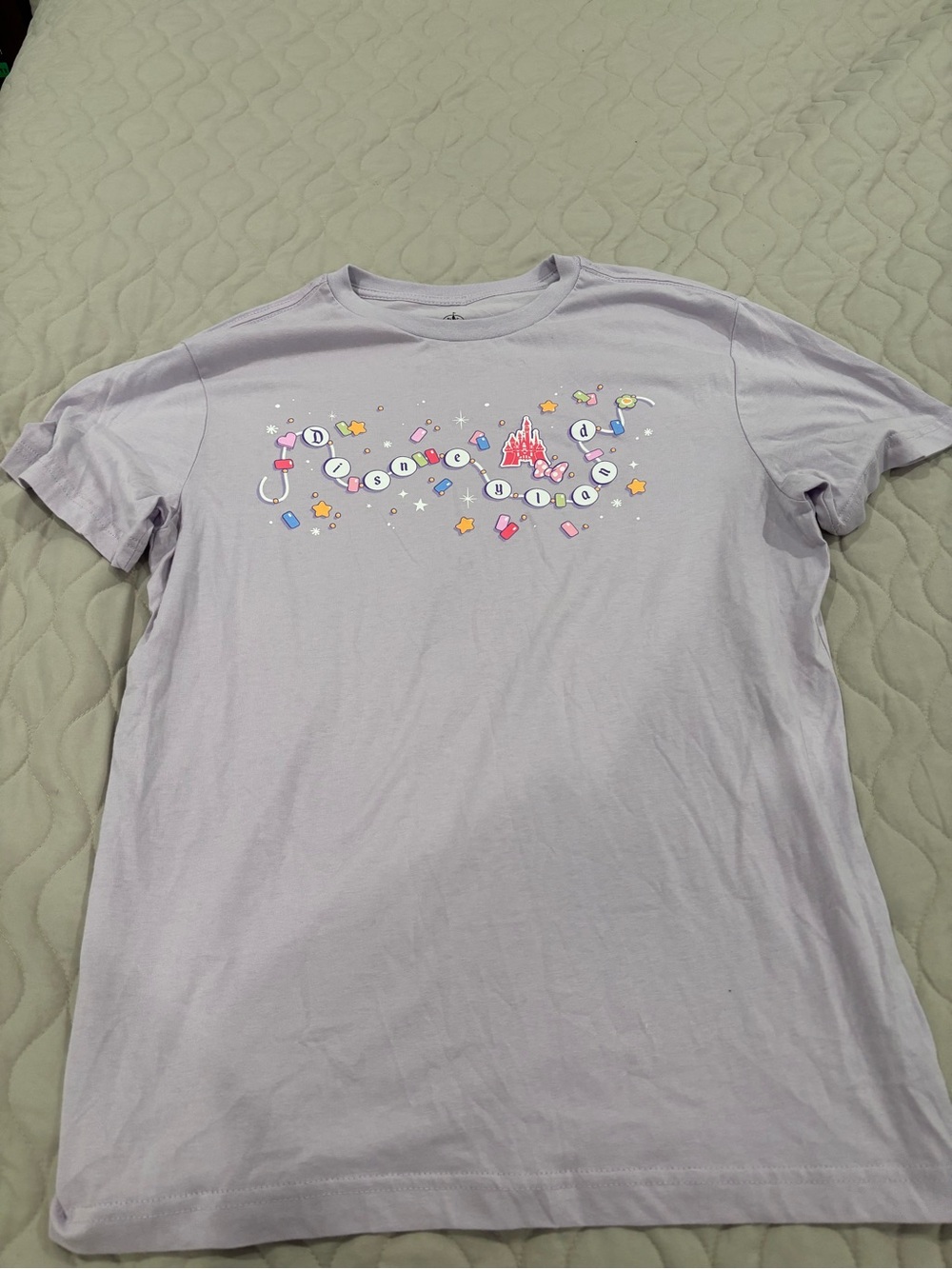 Disney friendship bracelet purple tee!